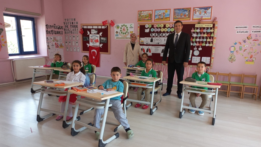 İlçe Milli Eğitim Müdürümüz Mustafa ERİNKARLI' nın Okul Ziyaretleri
