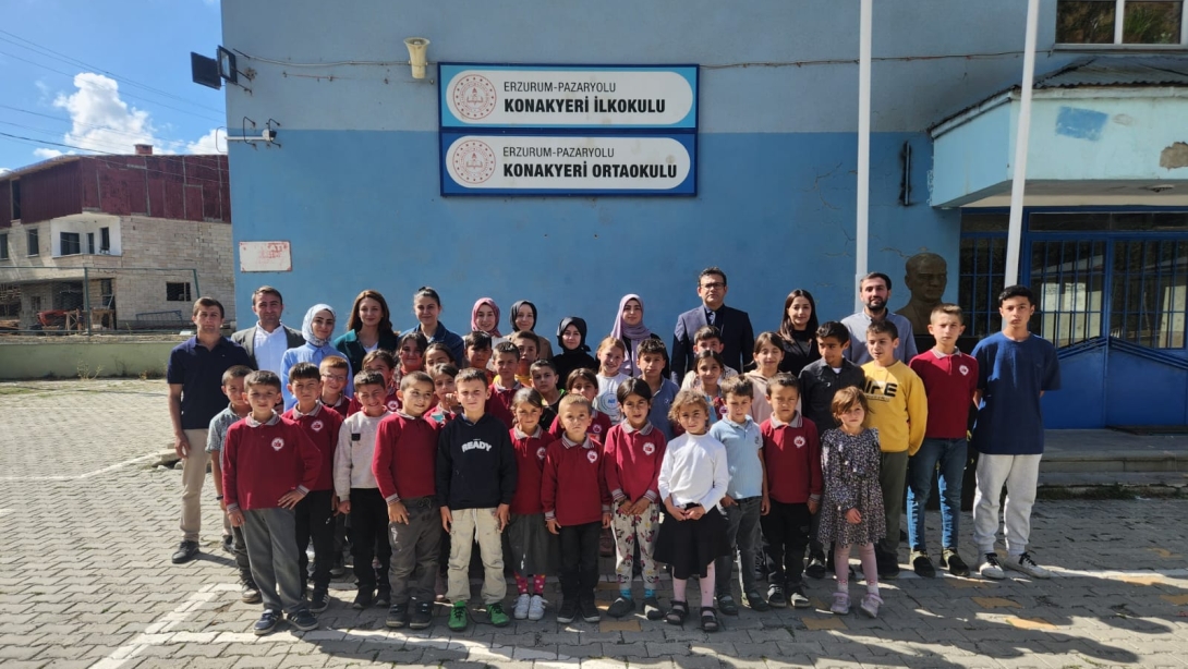İlçe Milli Eğitim Müdürümüzün Konakyeri İlkokulu ve Ortaokuluna Ziyareti